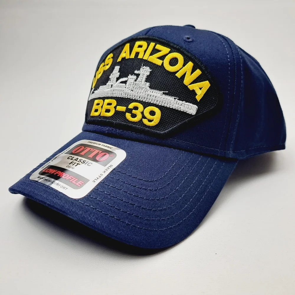 USS ARIZONA BB-39 Patch Hat Baseball Cap Adjustable
